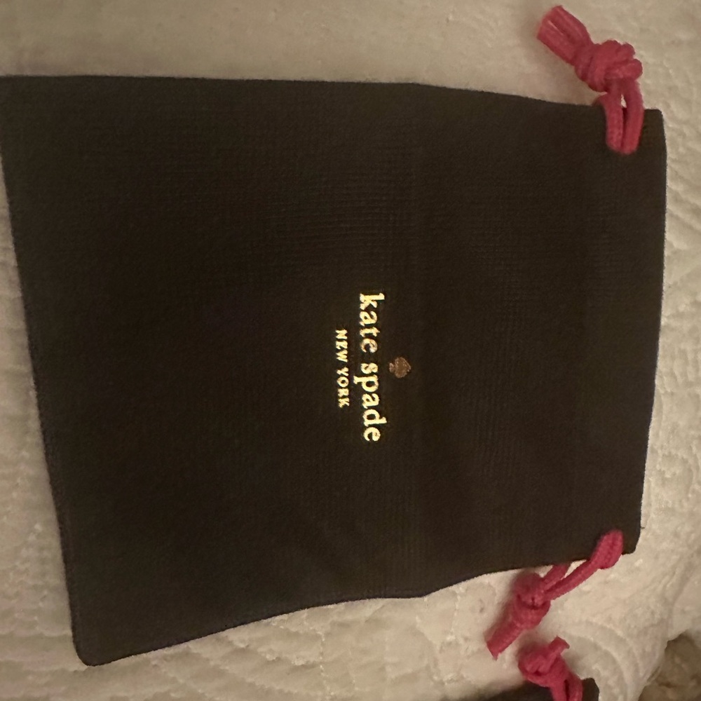 Kate Spade small jewelry dust bags set of two